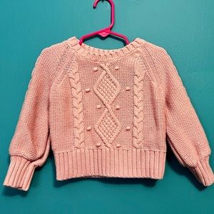Gap toddler cable knit sweater